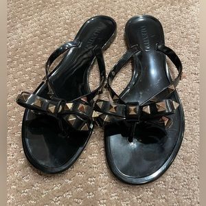 Valentino studded jelly sandals